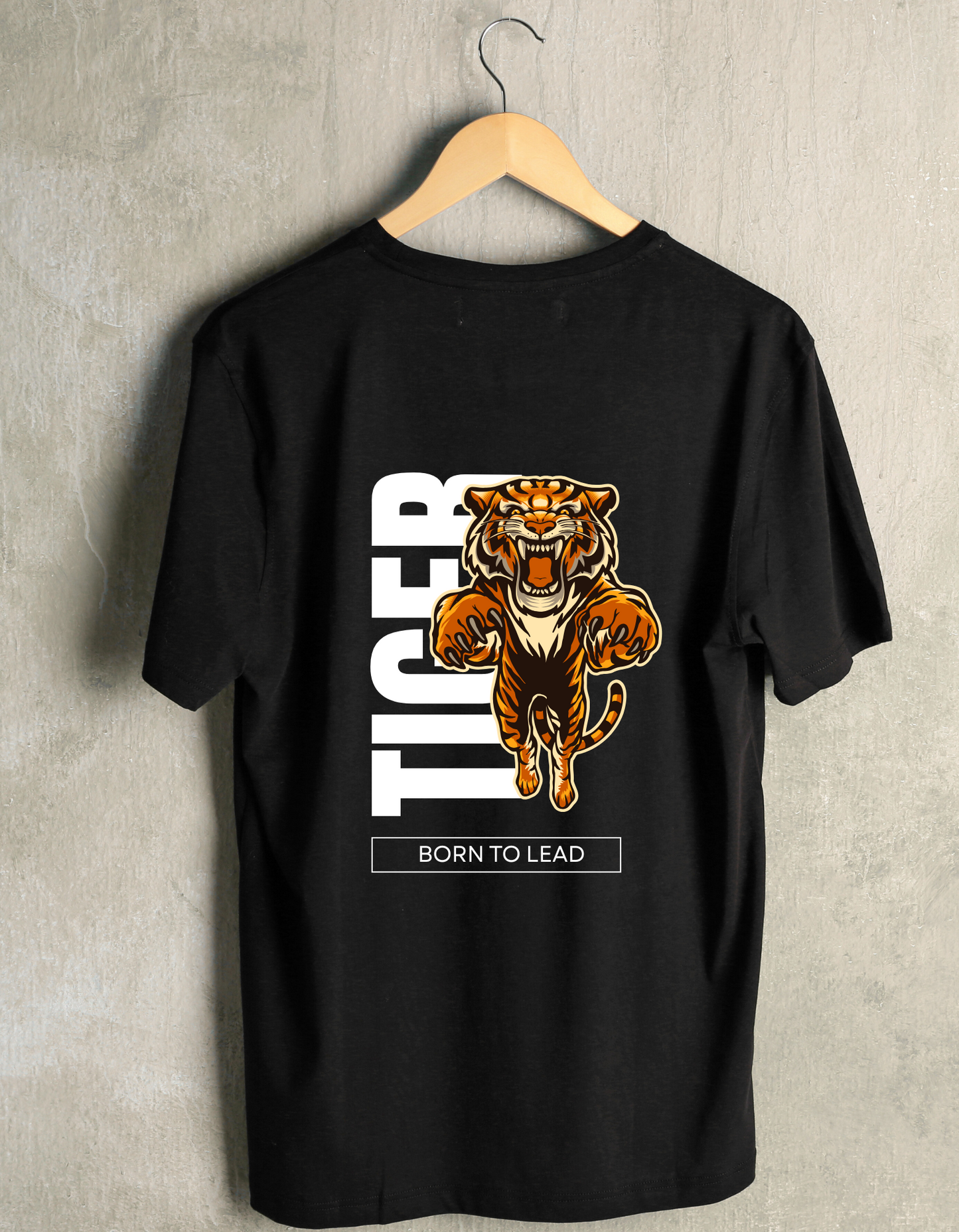 Tiger Born to lead - T Shirt